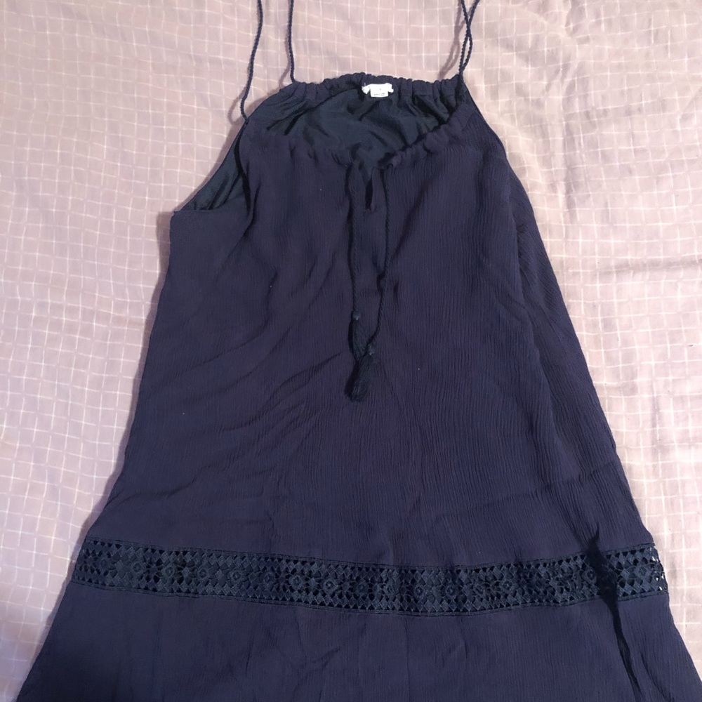Garage Navy Mini Dress